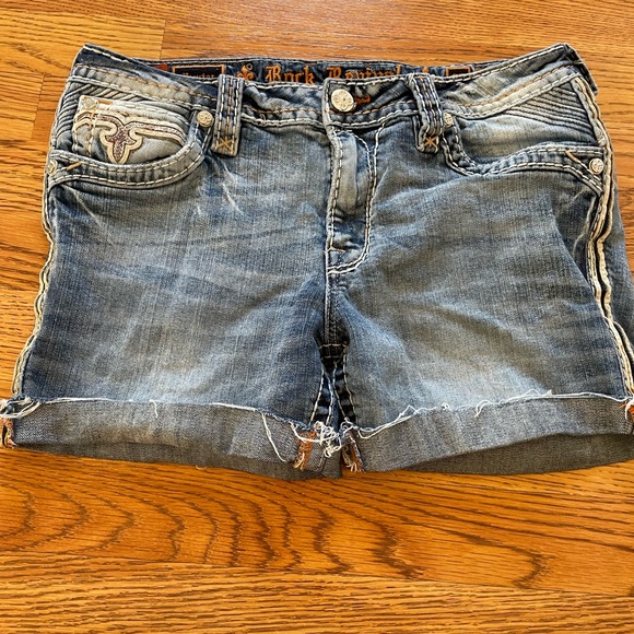 Women Rock Revival Jean Shorts - Picture 1 of 14